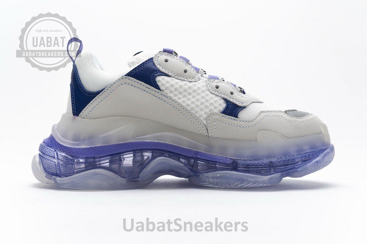 544351 W09E1 1322 Balenciaga Triple S White Purple - Image 10