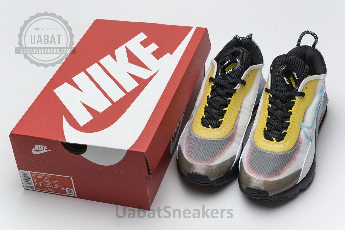 CT1091-100 Nike Air Max 2090 Speed Yellow Aqua - Image 3