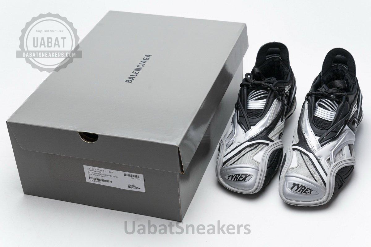Balenciaga Tyrex 5.0 Sneaker Black Silver - Image 3