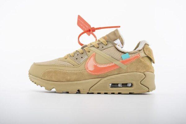 OFF-WHITE x Nike Air Max 90 “Desert Ore” Release Date AA7293-200 - Image 6
