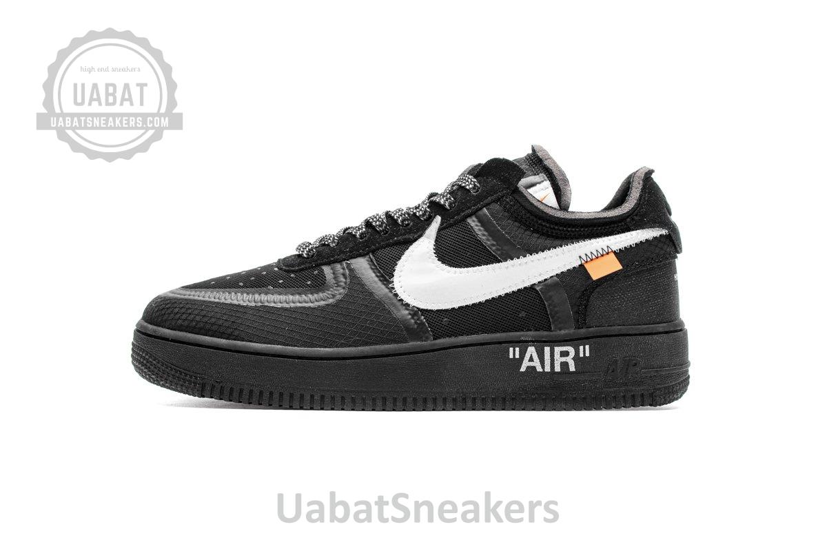 AO4606-001 OFF White X Air Force 1 Low Black - Image 4