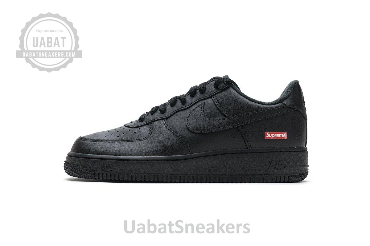 CU9225-001 Supreme x Nike Air Force 1 Low Black