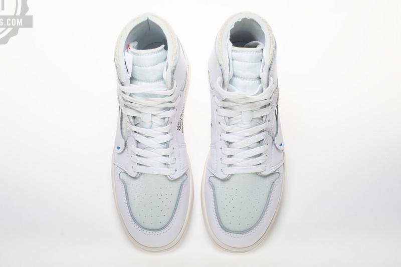 OFF WHITE X Air Jordan 1 AQ0818-100 White - Image 3