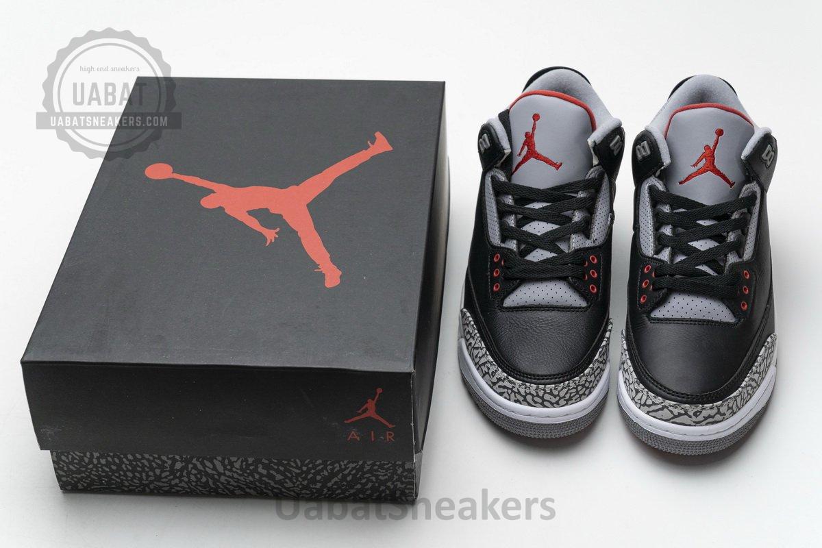 854262-001 Air Jordan 3 Retro OG 'Black Cement' - Image 3