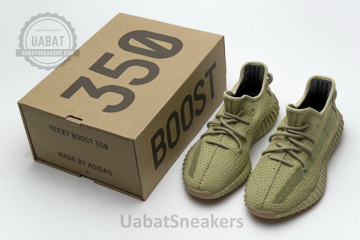 FY5346 adidas Yeezy Boost 350 V2"Sulfur" Basf Boost - Image 3