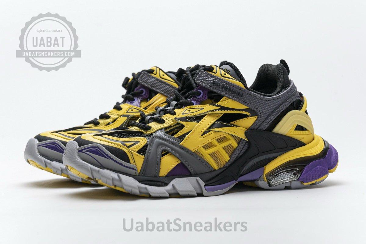 570391 W2GN1 2027 Blenciaga Track 2 Sneaker Yellow Black - Image 6