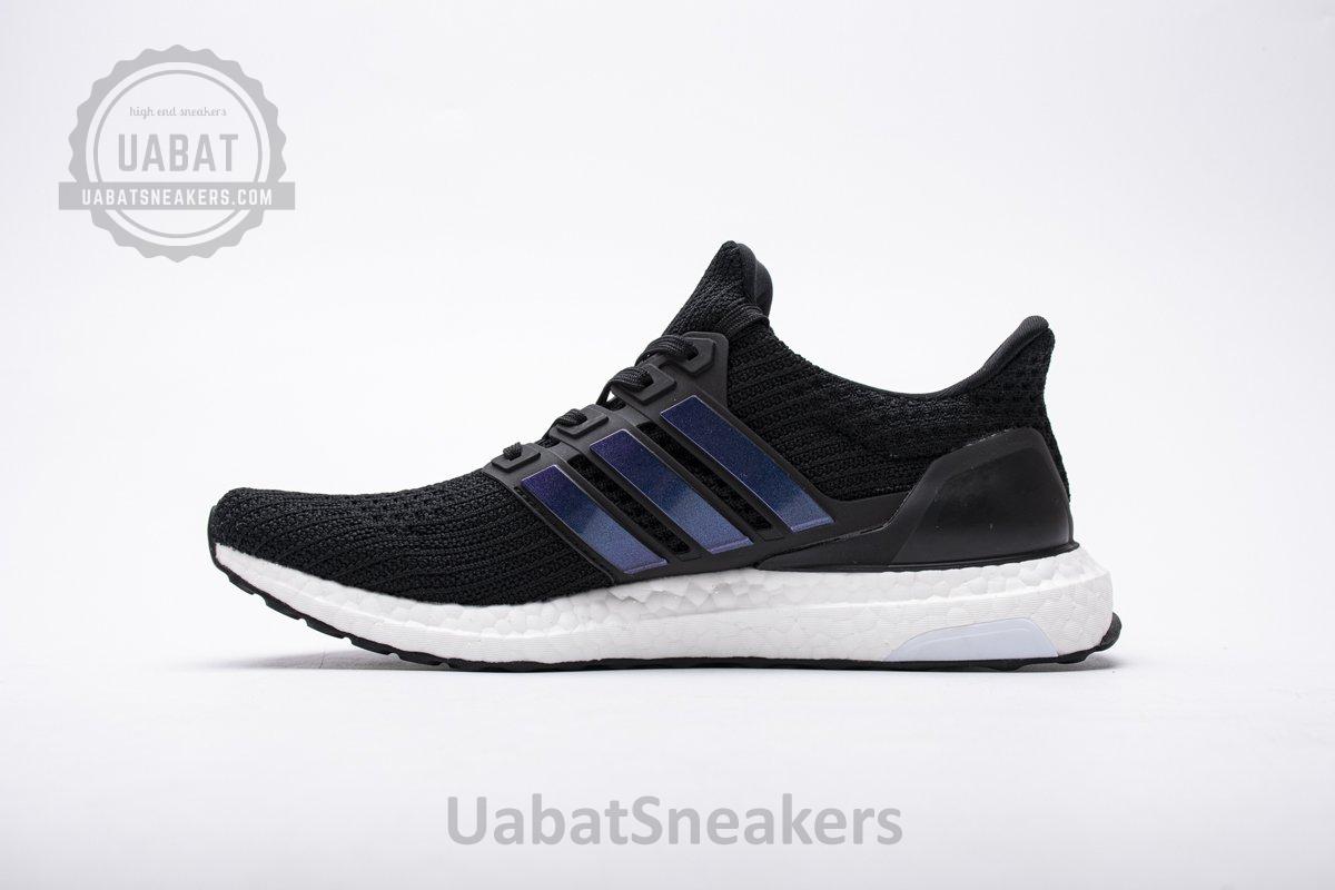 FW5692 adidas Ultra Boost 4.0 Black Blue Real Boost