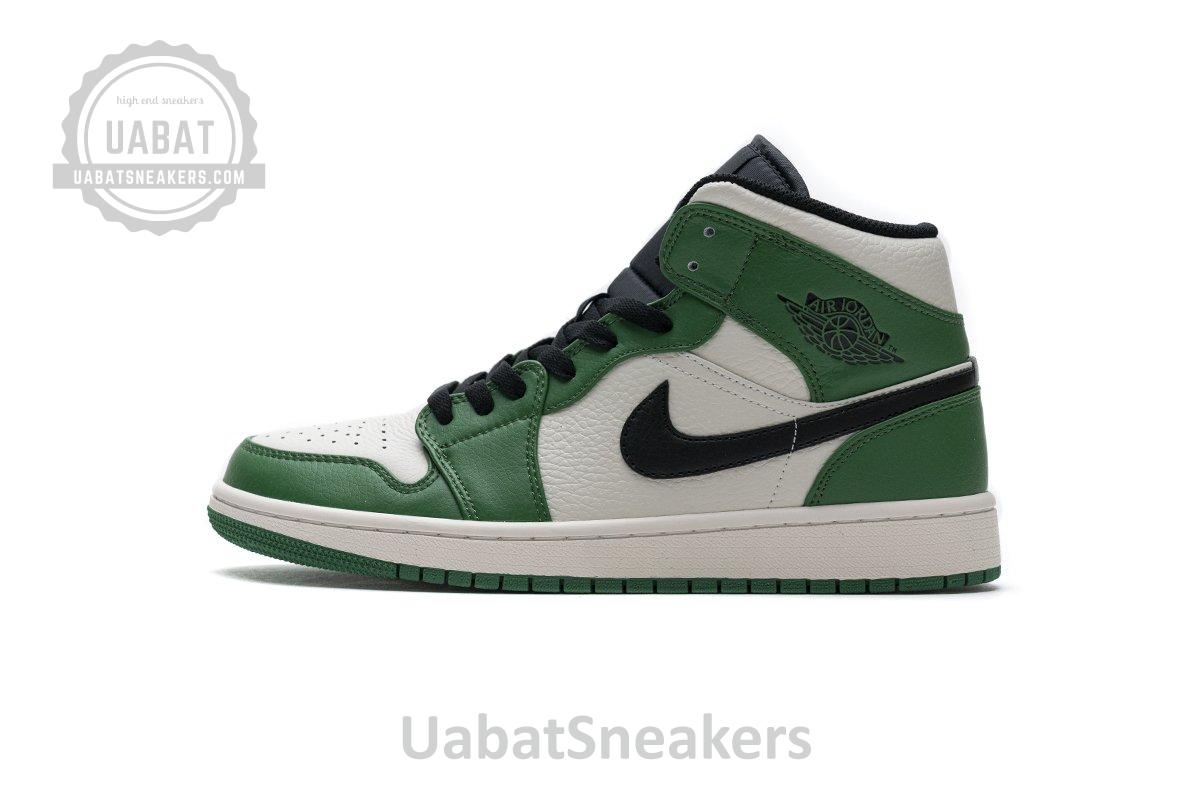 852542-301 Air Jordan 1 Mid Pine Green