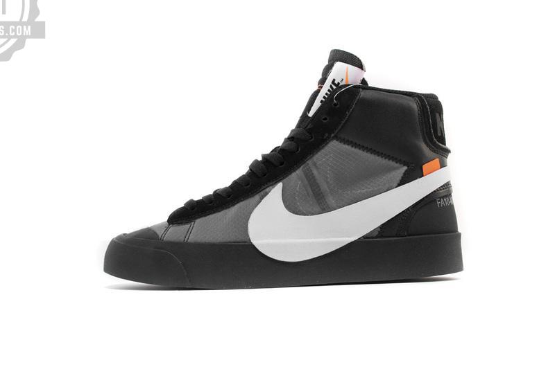 OFF WHITE X Nike Blazer Mid AA3832-001 Black