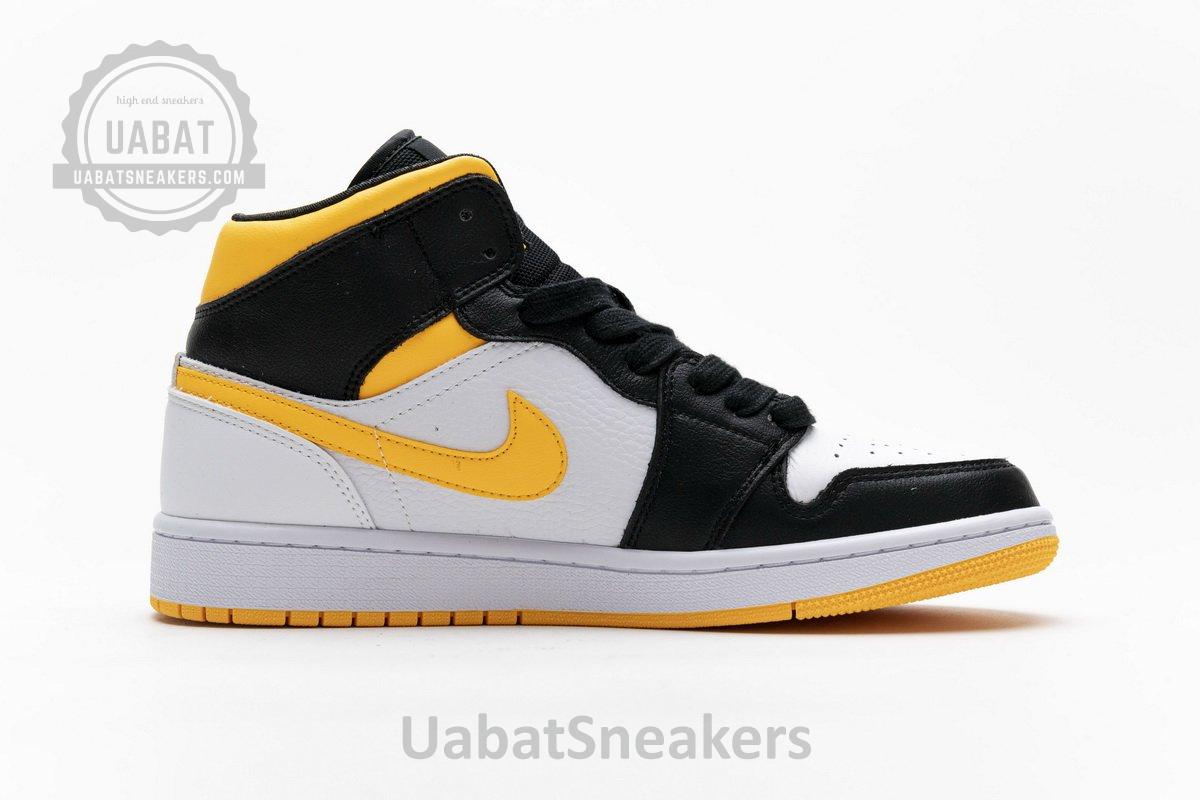 CV5276-107 Air Jordan 1 Mid SE Laser Orange Black - Image 10