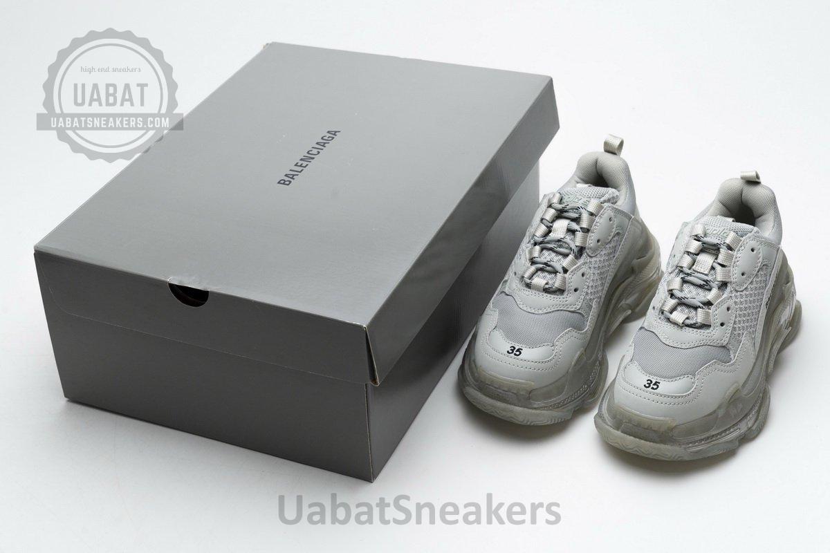 544351 W09O1 1705 Balenciaga Triple S Grey - Image 7
