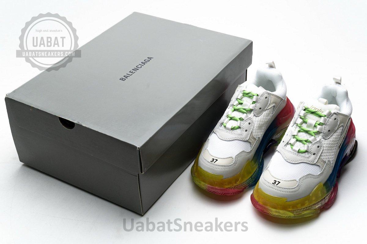 544351 W09E1 1895 Balenciaga Triple S Rainbow - Image 4