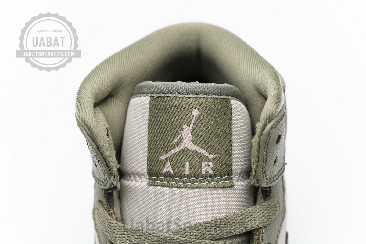 555112-225 Air Jordan 1 Mid GS Trooper Bleached Coral - Image 9