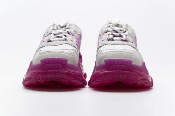 544351 W09O1 2281 Balenciaga Triple S White Pink - Image 6