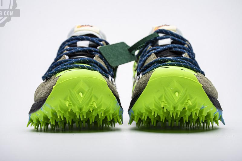 OFF WHITE X Nike Zoom Terra Kiger 5 White Electric Green CD8179-300 - Image 7