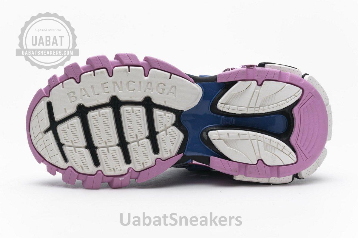570391 W2GN3 4050 Blenciaga Track 2 Sneaker Blue Pink - Image 8