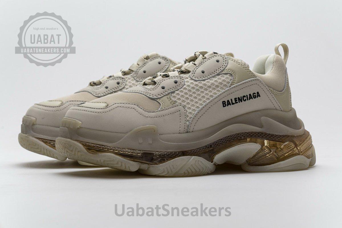 544351 W09O1 2178 Balenciaga Triple S Champagne - Image 6