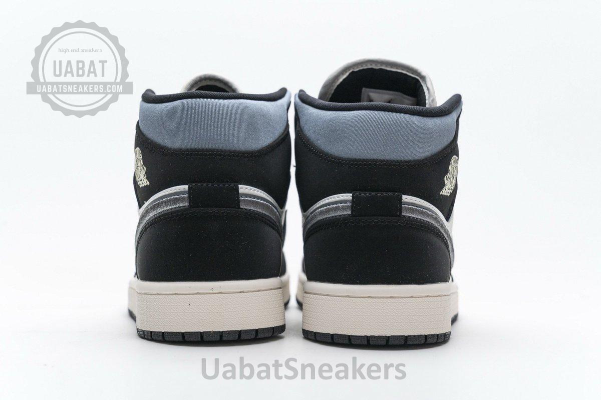 852542-011 Air Jordan 1 Mid SE “Satin Grey” - Image 7