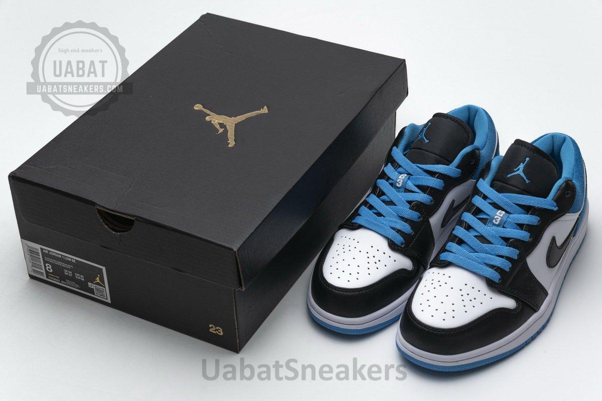 CK3022-004 Air Jordan 1 Low SE Laser Blue - Image 3