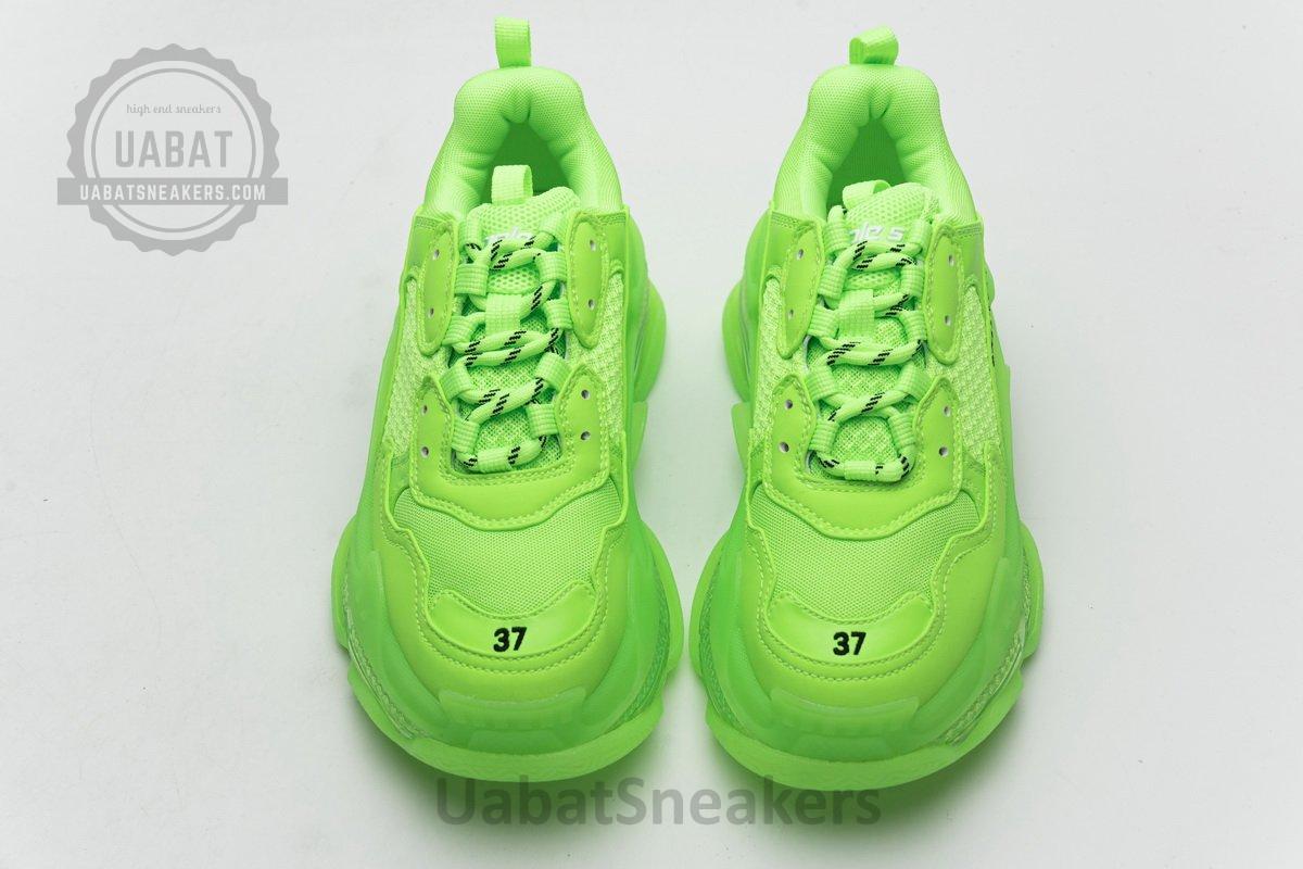 544351 W09O1 3802 Balenciaga Triple S Fluorescent Green - Image 2