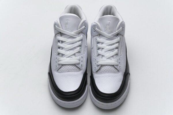 DA3595-100 Fragment Design x Air Jordan 3 Black White - Image 4