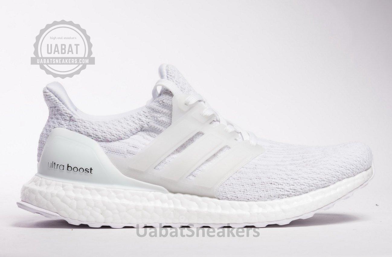 Adidas Ultra Boost 3.0 “Triple White” Real Boost BA8841 - Image 2