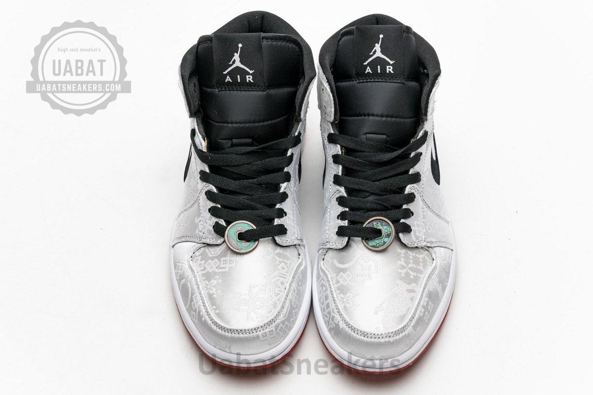 CU2804-100 Edison Chen x Air Jordan 1 Mid Fearless - Image 6