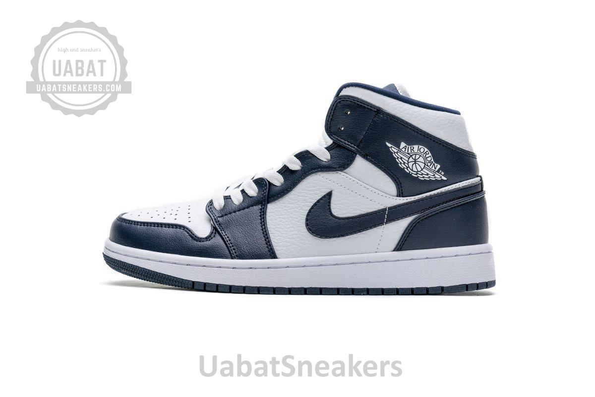 554724-174 Air Jordan 1 Mid Obsidian