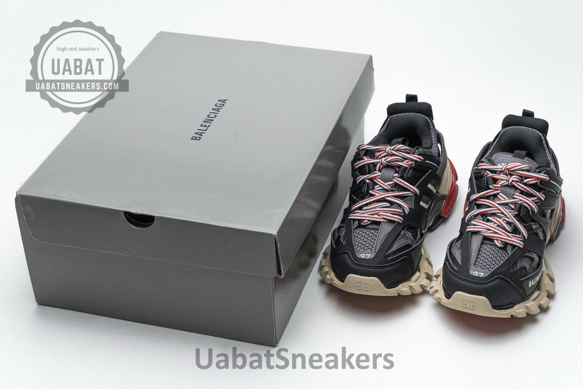 542436 W1GB1 1000 Balenciaga Tess S.Black Red - Image 4
