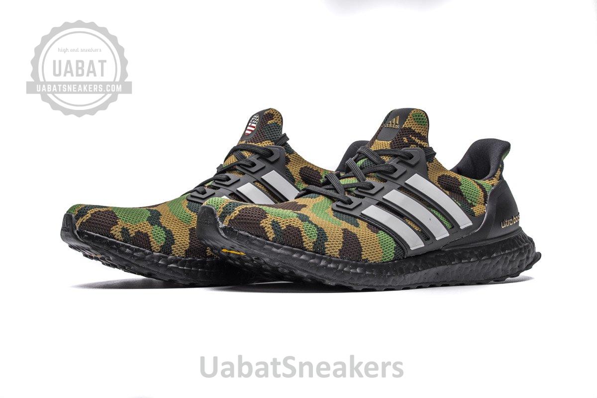 Bape x Adidas Ultra Boost “1st Camo Green” F35097 - Image 6