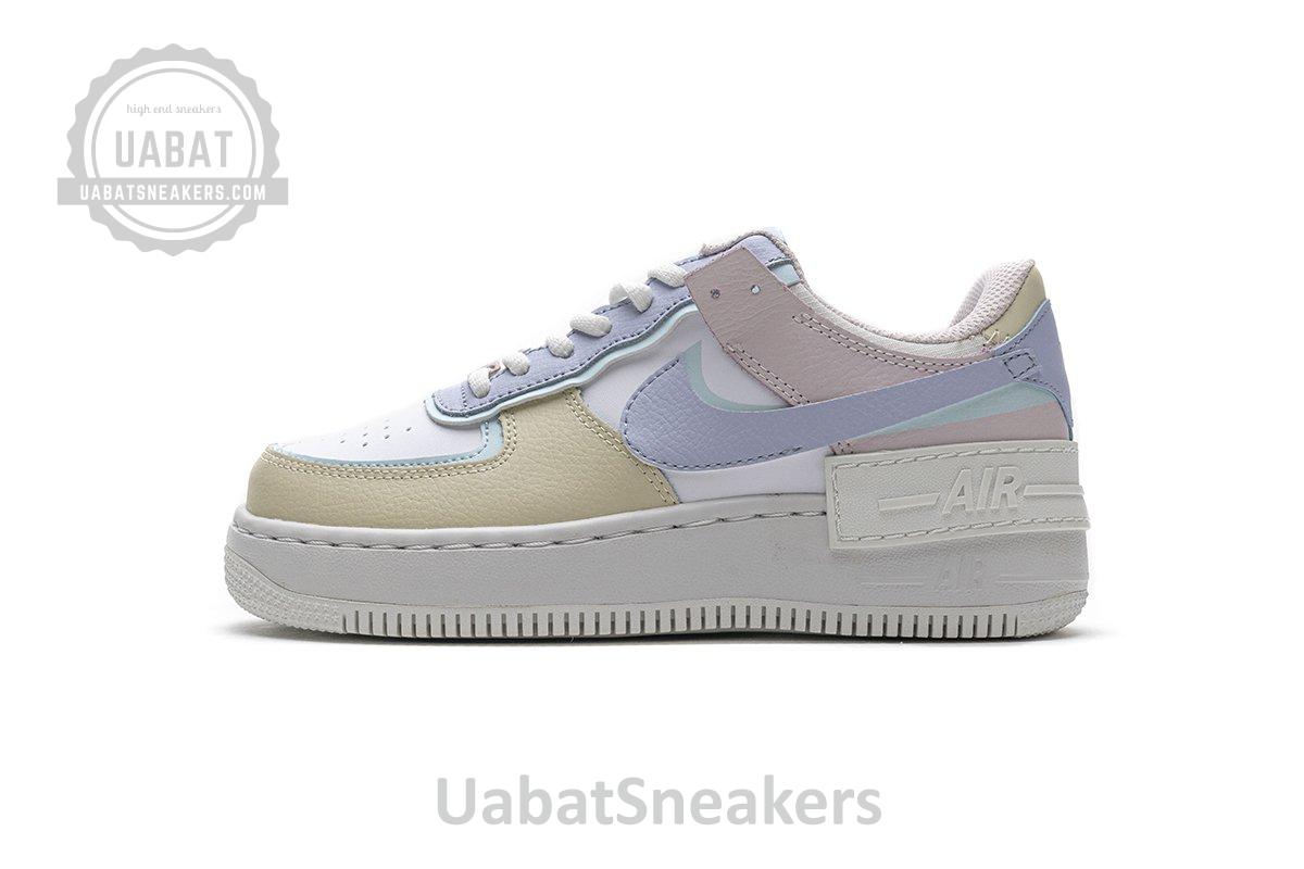 CI0919-106 Womens Air Force 1 Shadow White Ghost