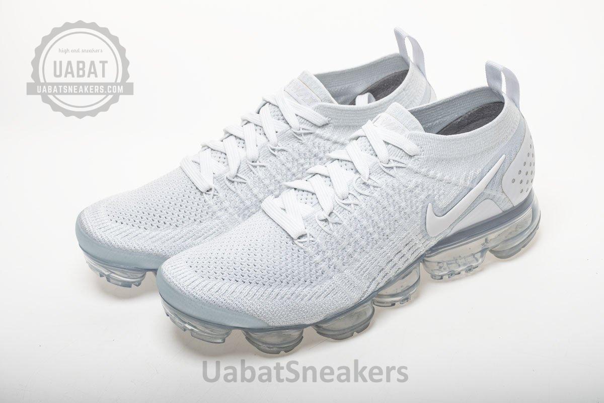 942842-100 Nike Air VaporMax 2.0 White Platinum - Image 6