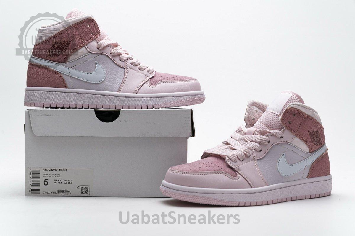 CW5379-600 Air Jordan 1 Mid Digital Pink - Image 3