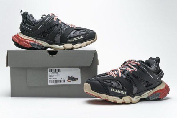 542436 W1GB1 1000 Balenciaga Tess S.Black Red - Image 2