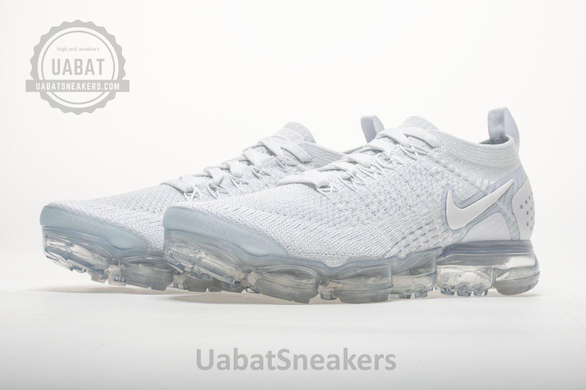 942842-100 Nike Air VaporMax 2.0 White Platinum - Image 3