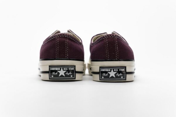 162059C Converse Chuck 70 OX Dark Burgundy Black Egret - Image 7