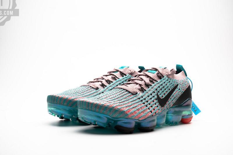 AJ6910-500 Womens Nike Air Vapormax Flyknit 3 South Beach - Image 3