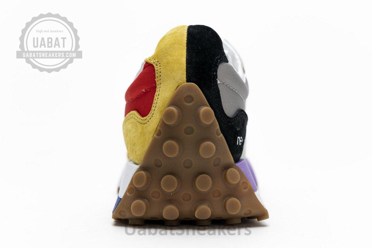 NB327LAB New Balance White Red Yellow - Image 9