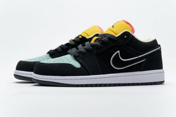 CK3022-013 Air Jordan 1 Low SE Pink Orange Blue - Image 6