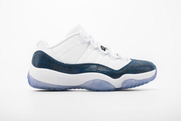 Air Jordan 11 Low “Navy Blue Snakeskin”CD6846-102 - Image 6