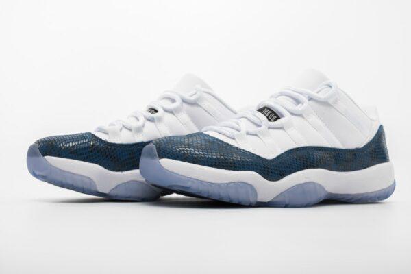 Air Jordan 11 Low “Navy Blue Snakeskin”CD6846-102 - Image 5