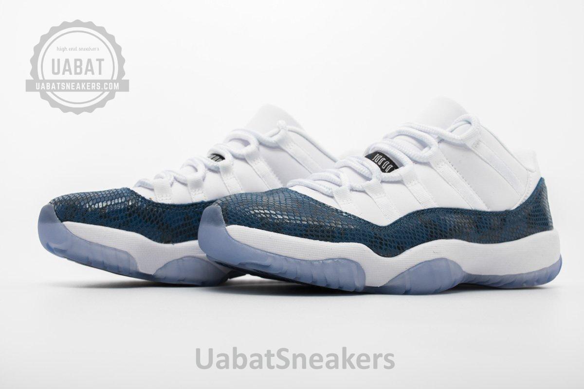Air Jordan 11 Low “Navy Blue Snakeskin”CD6846-102 - Image 5
