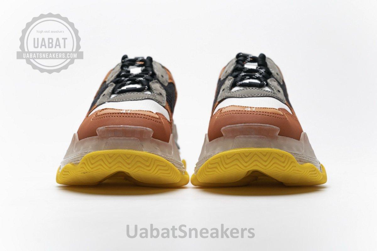 541624 W09E1 1766 Balenciaga Triple S Black Orange - Image 8