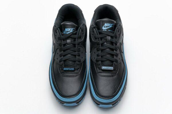 CJ7197-002 Undefeated x Nike Air Max 90 Black Blue Fury - Image 4