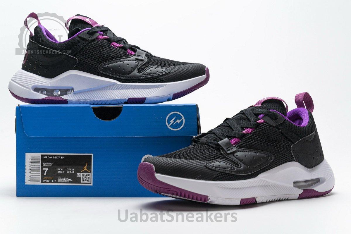 CV1761-015 Fragment Design x Jordan Delta SP Black Purple - Image 2
