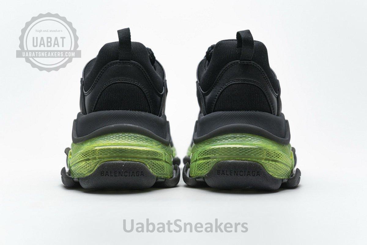 541624 W09O1 2140 Balenciaga Triple S Black Green - Image 7