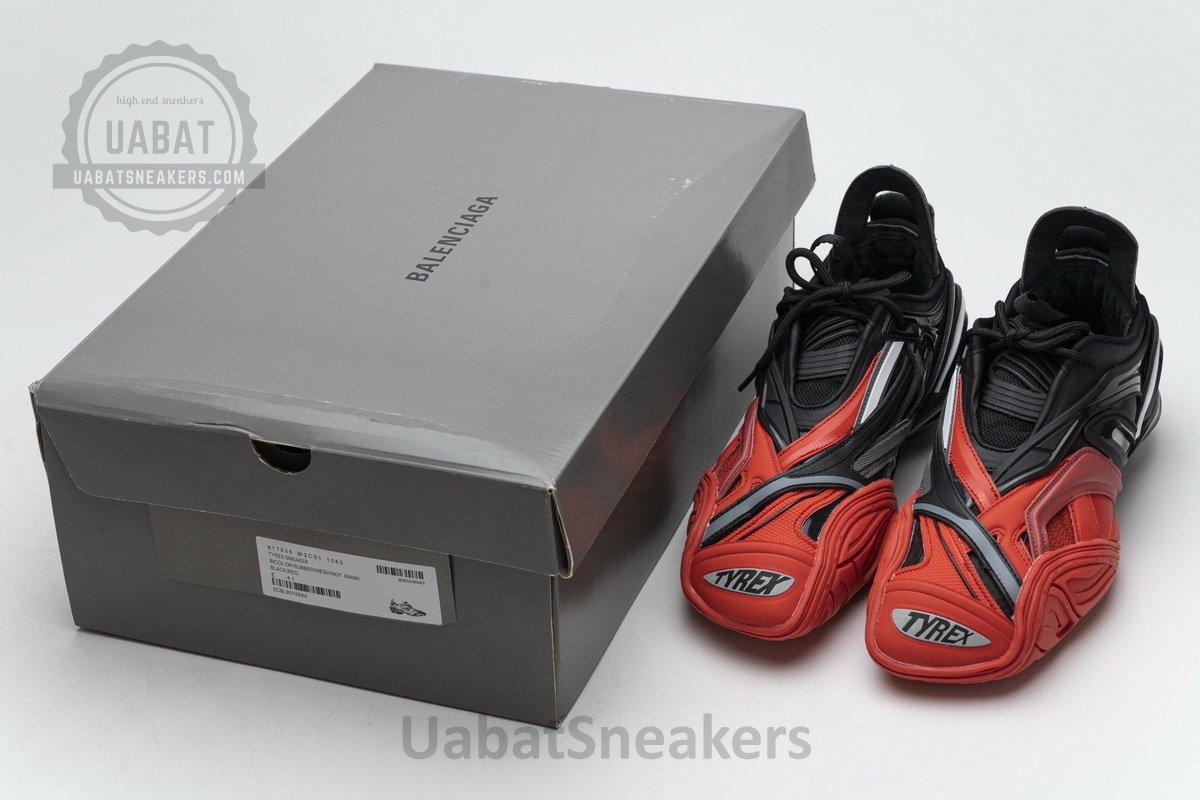 Balenciaga Tyrex 5.0 Sneaker Black Red - Image 9
