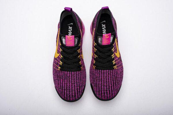 Nike Air VaporMax Flyknit 3.0 2019 Fuchsia Orange Black AJ6910-600 - Image 4