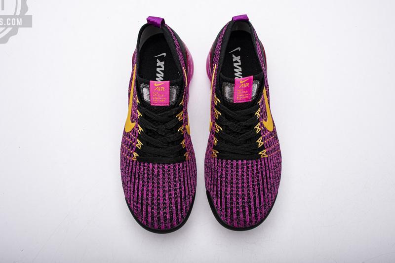 Nike Air VaporMax Flyknit 3.0 2019 Fuchsia Orange Black AJ6910-600 - Image 4