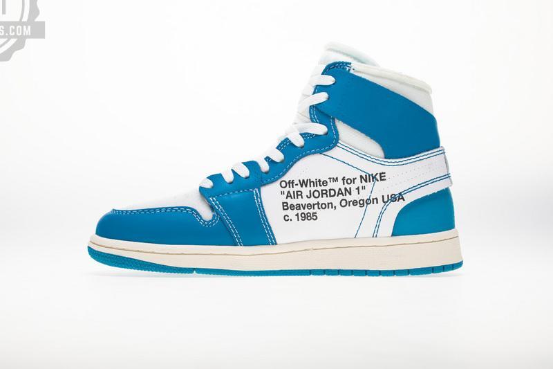 Off White x Air Jordan 1 “UNC”AQ0818-148 - Image 9